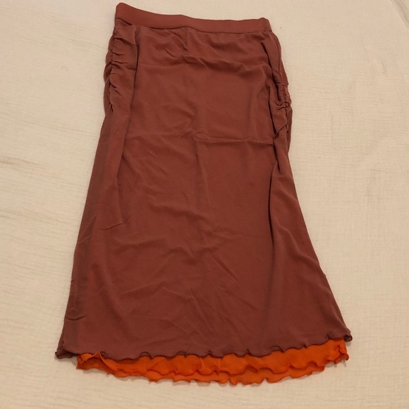 NET Free People Mesh Midi Skirt - Picture 1 of 3